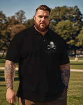 Tampa Bay Buccaneers Lässiges kurzärmliges Poloshirt für Herren in Übergröße